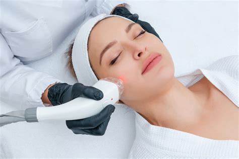 laser hair removal treatment on face